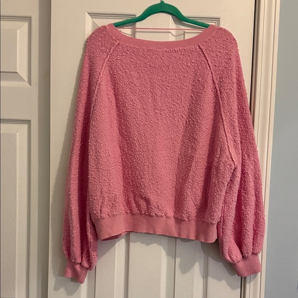 Free People Cozy Pink Women's Sweater M - Picture 2 of 5